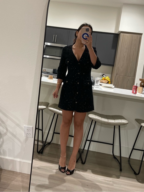 Maje Dresses & Skirts - Maje Rollysama Black Tweed Dress